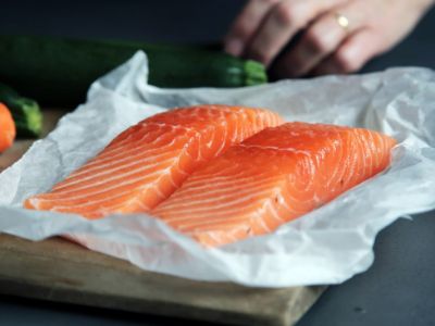 low calories salmon